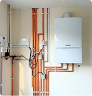w8 gas central heating installation kensington